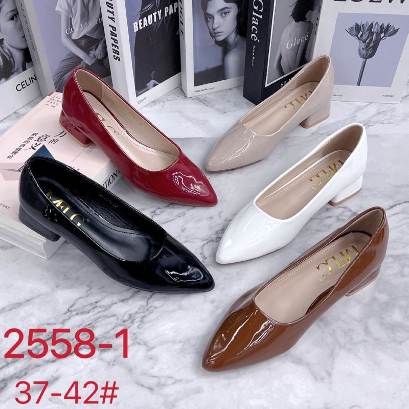 2558-1 THICK HEELS Block Heels high 2cm