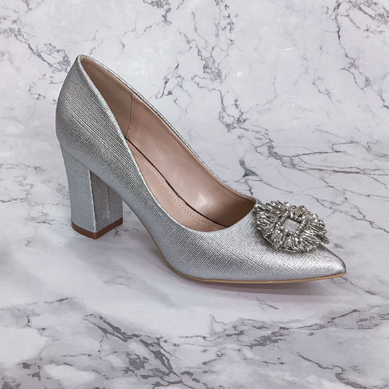 5298-6 THICK HEELS Block Heels chunky high 7cm