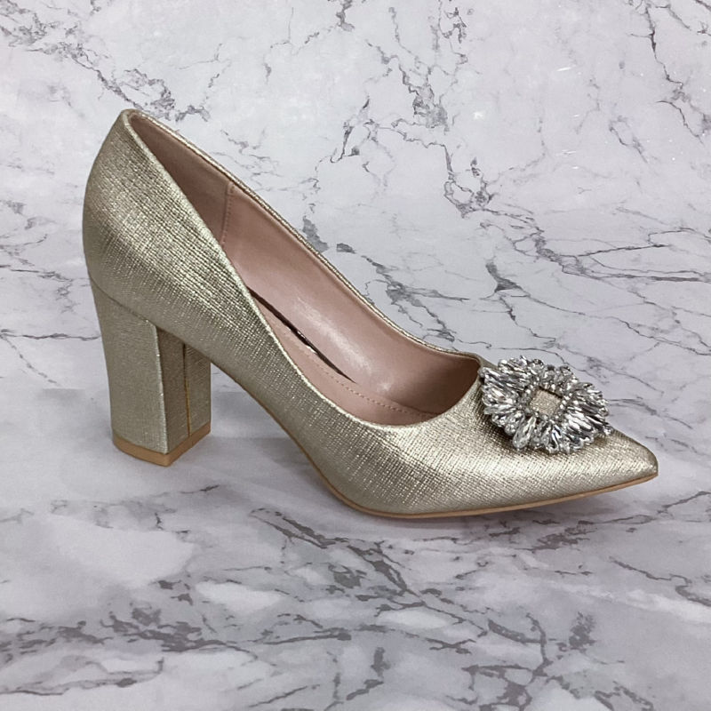 5298-6 THICK HEELS Block Heels chunky high 7cm